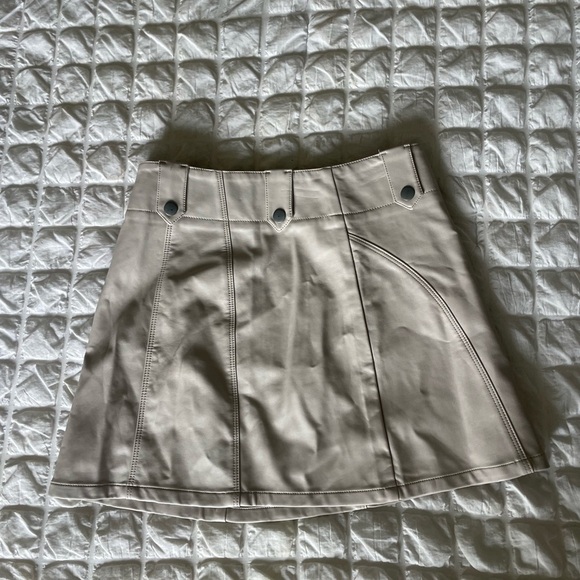 We The Free Runaway Faux Leather Mini Skirt - Picture 8 of 10